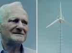 El enorme aerogenerador que produce el triple de energía inventado por un jubilado de 92 años
