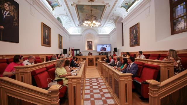 Pleno del Ayuntamiento de Toledo.