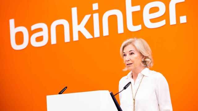 María Dolores Dancausa, consejera delegada de Bankinter, durante la presentación de resultados del primer semestre.