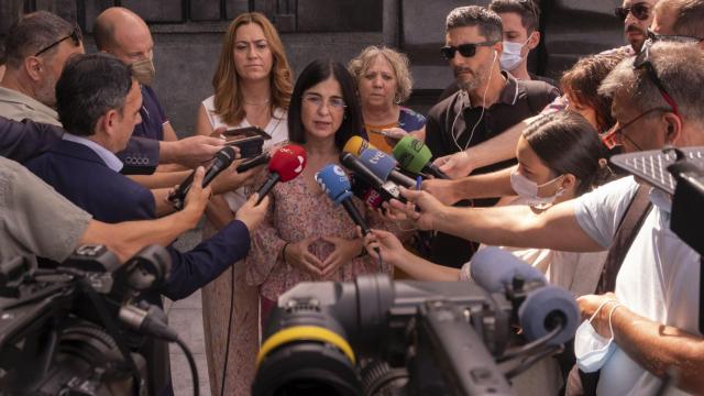 Declaraciones de la ministra Carolina Darias a los medios de comunicación