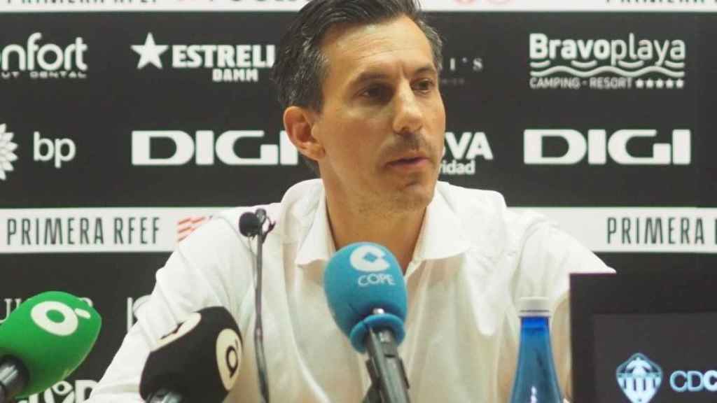Haralabos Voulgaris, during his presentation press conference