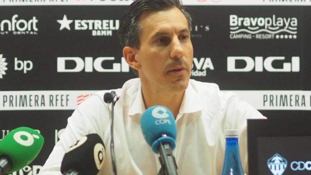 Haralabos Voulgaris, during his presentation press conference