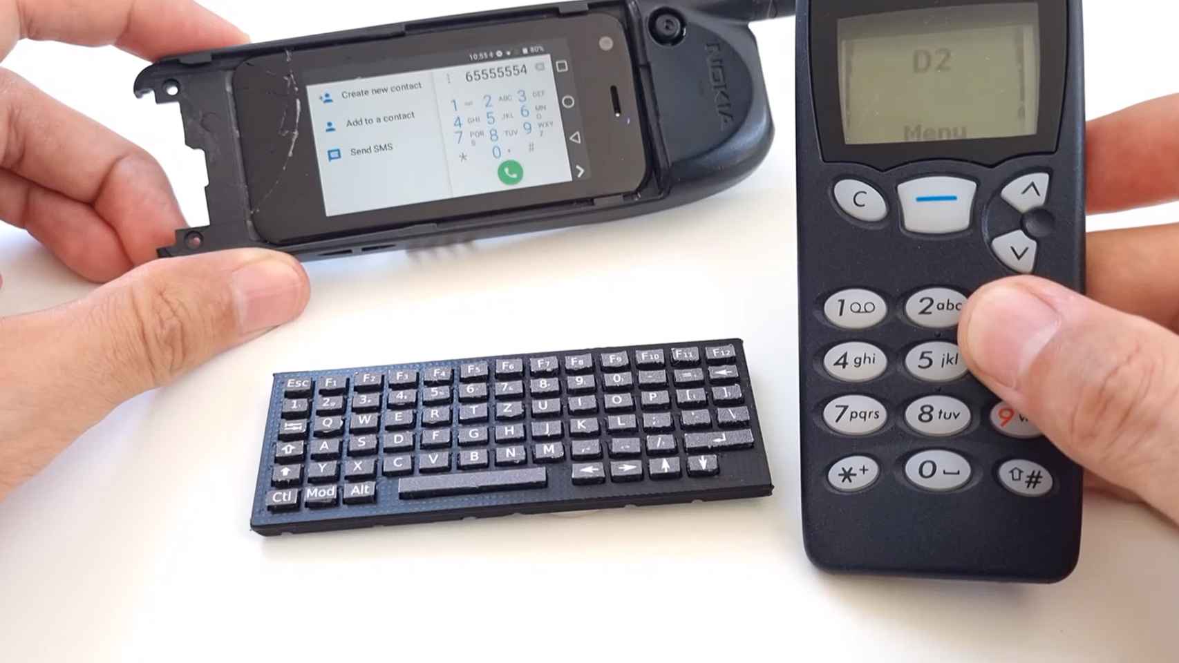 Este Nokia 5110 es en realidad un móvil Android con teclado