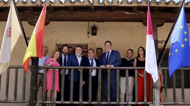 Paco Núñez en Poyatos (Cuenca). Foto: PP CLM.