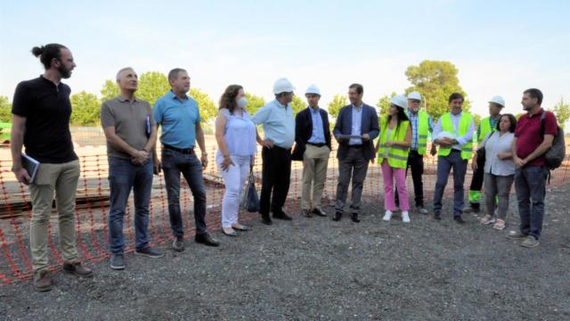 Visita a las obras del presidente de la Diputación de Ciudad Real, José Manuel Caballero