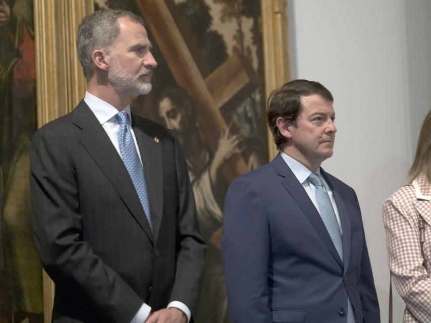 El rey Felipe VI durante la inauguración de la exposición de Las Edades del Hombre, el pasado mes de mayo.