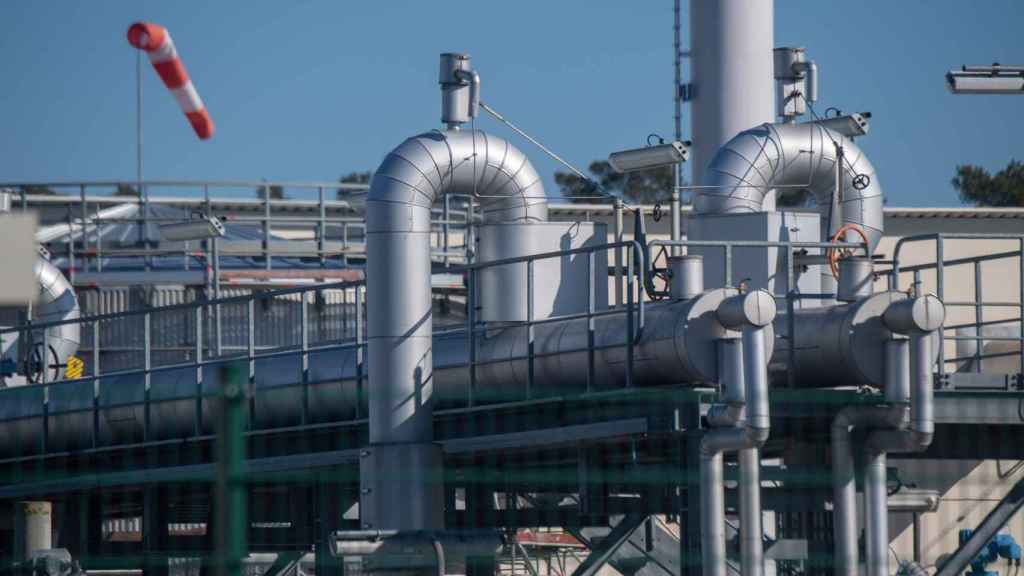 Instalaciones del gasoducto Nord Stream 1 en Lubmin, Alemania