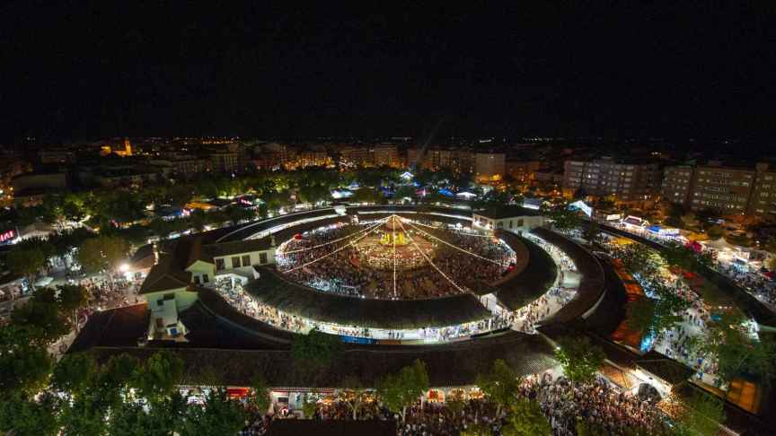Feria de Albacete vista desde las alturas