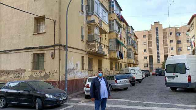 Lisardo Gabarre, en una imagen de archivo en el Barrio de José Antonio-Miguel Hernández de Alicante.