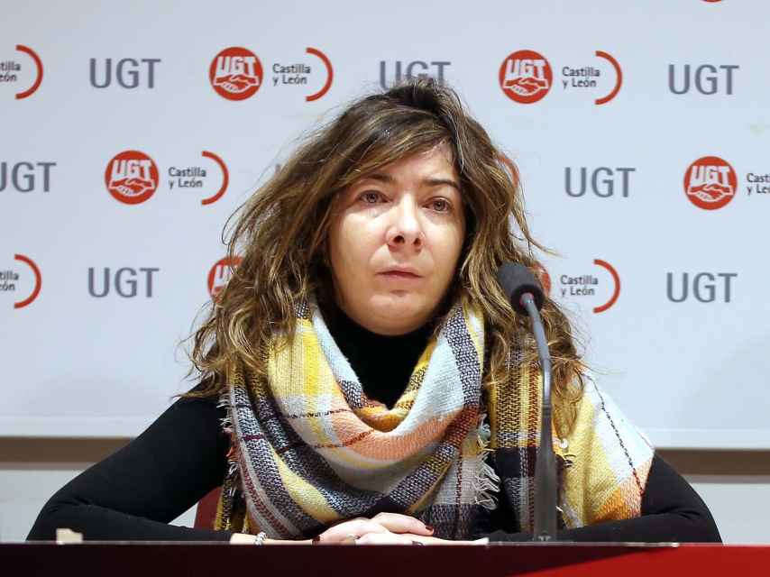 La secretaria de Acción Sindical de UGT, Sandra Vega, en una imagen de archivo.
