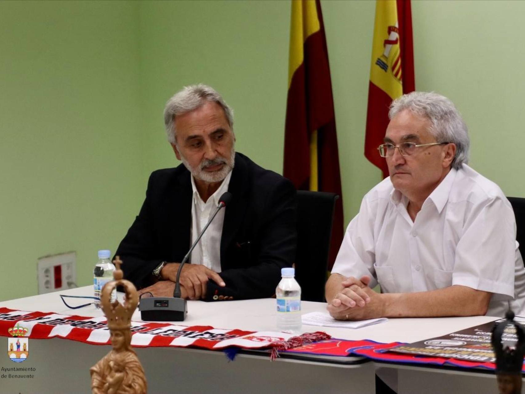 Presentación del Trofeo Ciudad de Benavente en el consistorio del municipio, este miércoles.