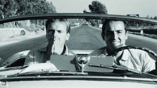 El apocado Roberto (Jean-Louis Trintignant) y el fanfarrón Bruno (Vittorio Gassman) en 'La escapada' (Dino Risi, 1962)