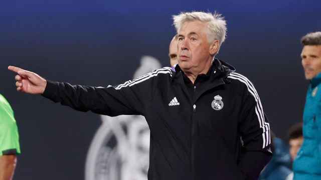 Carlo Ancelotti dirige al Real Madrid durante la pretemporada