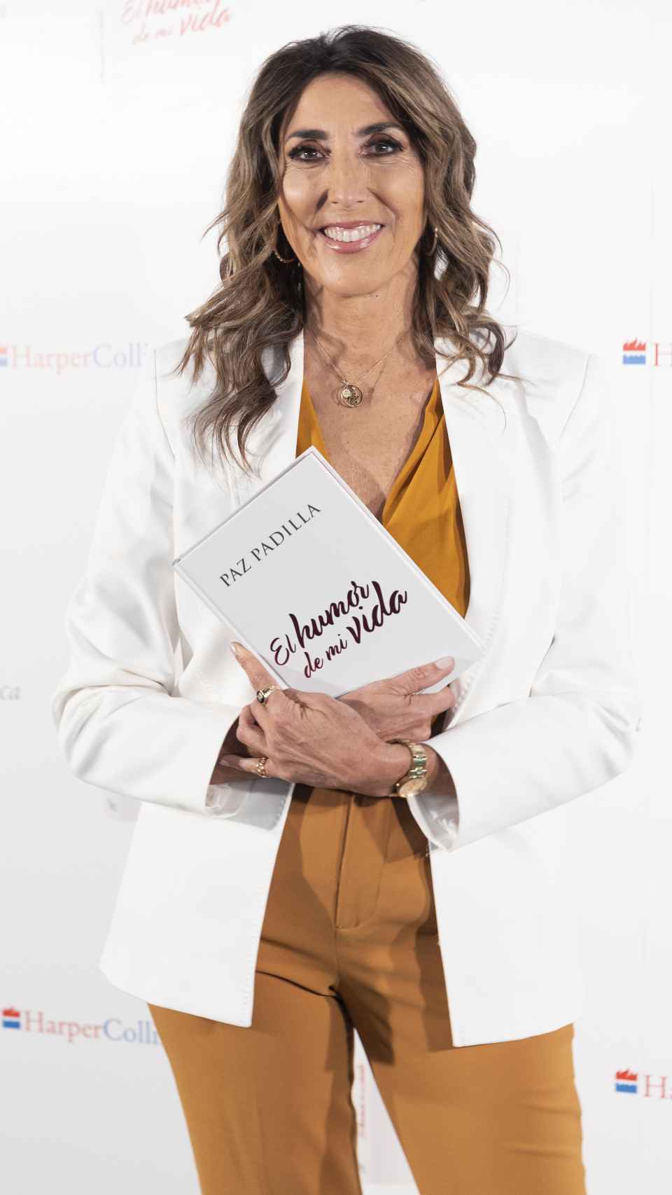 Paz Padilla en la presentación de su libro, 'El humor de mi vida', en abril de 2021.