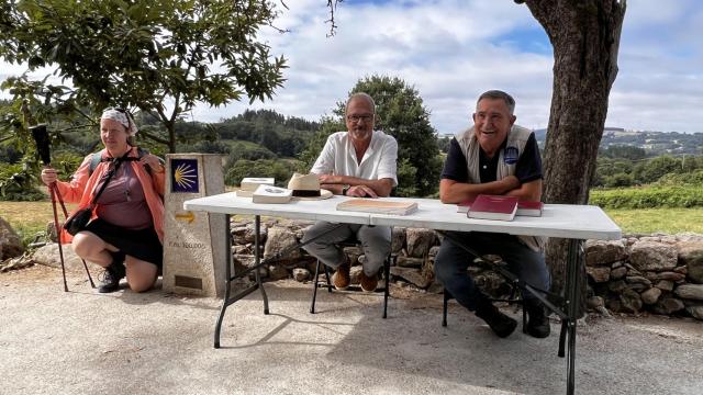 Miguel Pérez, presidente de Camino Francés, y José Antonio de la Riera, vocal de la FICS