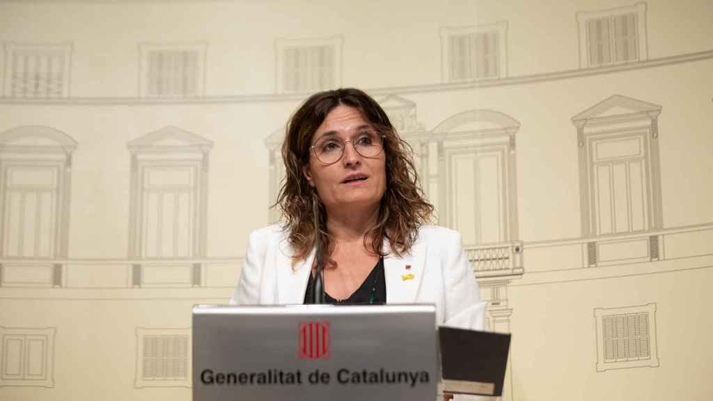 Laura Vilagrà, consellera de la Presidencia de la Generalitat de Cataluña, en un acto