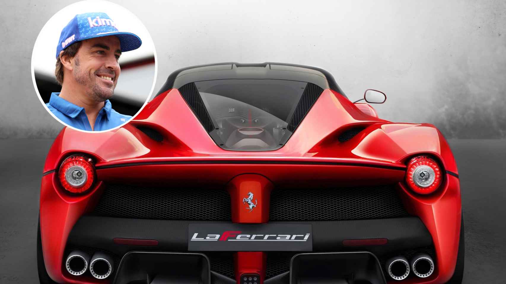 Fernando Alonso ‘aparca’ su Alpine para subirse con su novia a un Ferrari de un millón de euros