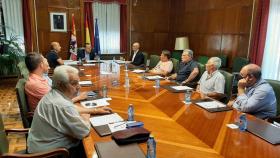 Encuentro del subdelegado del Gobierno en Zamora con alcaldes de zonas afectadas por incendios