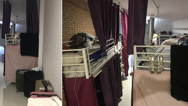 Fotod el dormitorio donde explotaban sexualmente a las víctimas.