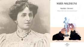 La escritora Matilde Cherner y su libro 'María Magdalena'.