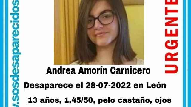 Andrea Amorín, desaparecida en León