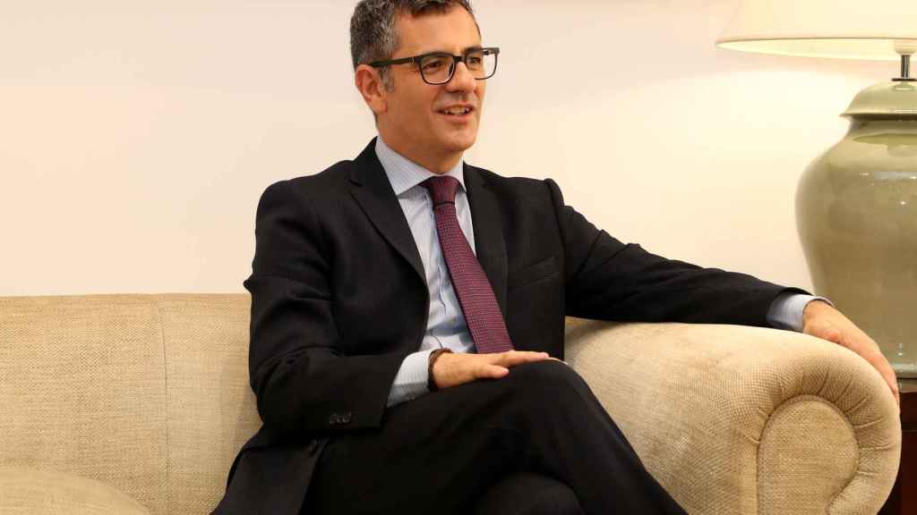 El ministro de la Presidencia, Félix Bolaños, el pasado 28 de julio en Palma de Mallorca.