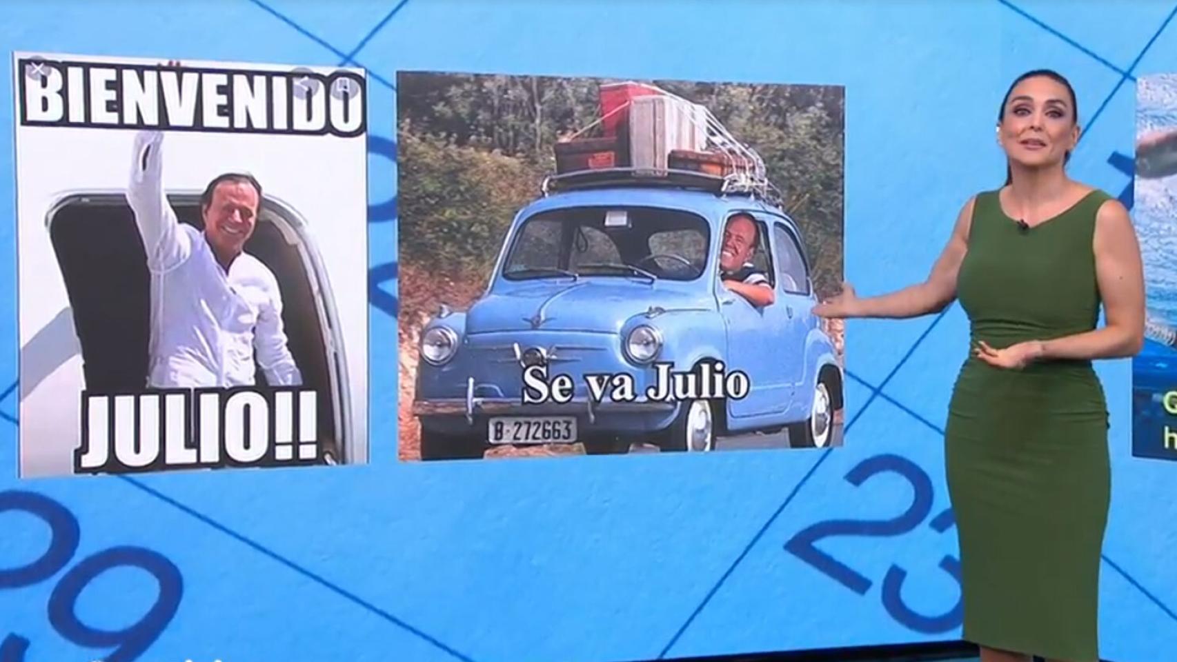 Mónica Carrillo en 'Antena 3 Noticias Fin de Semana'