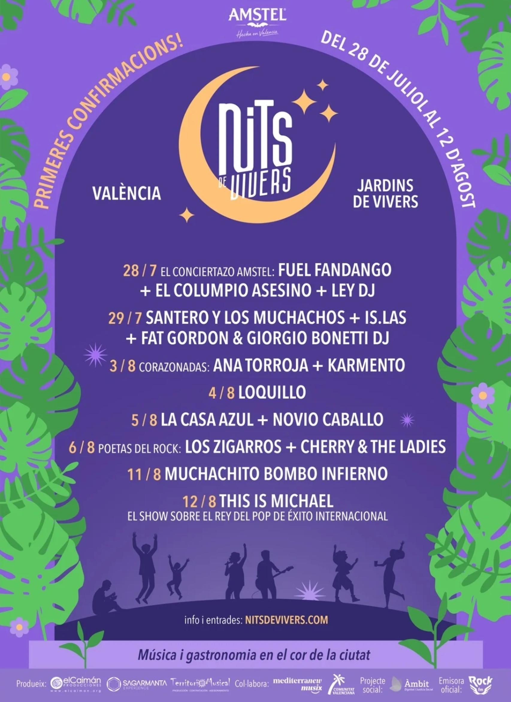 Cartel de las Nits de Vivers 2022.