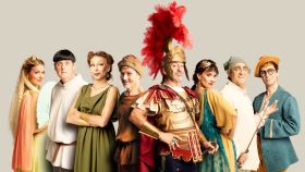 El elenco de ‘Miles Gloriosus’. Foto: Pentación Espectáculos