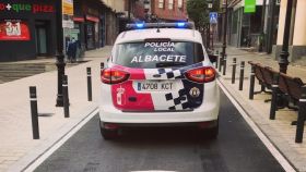 Un vehículo de la Policía Local de Albacete.