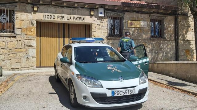 Coche de la Guardia Civil de Soria en la investigación