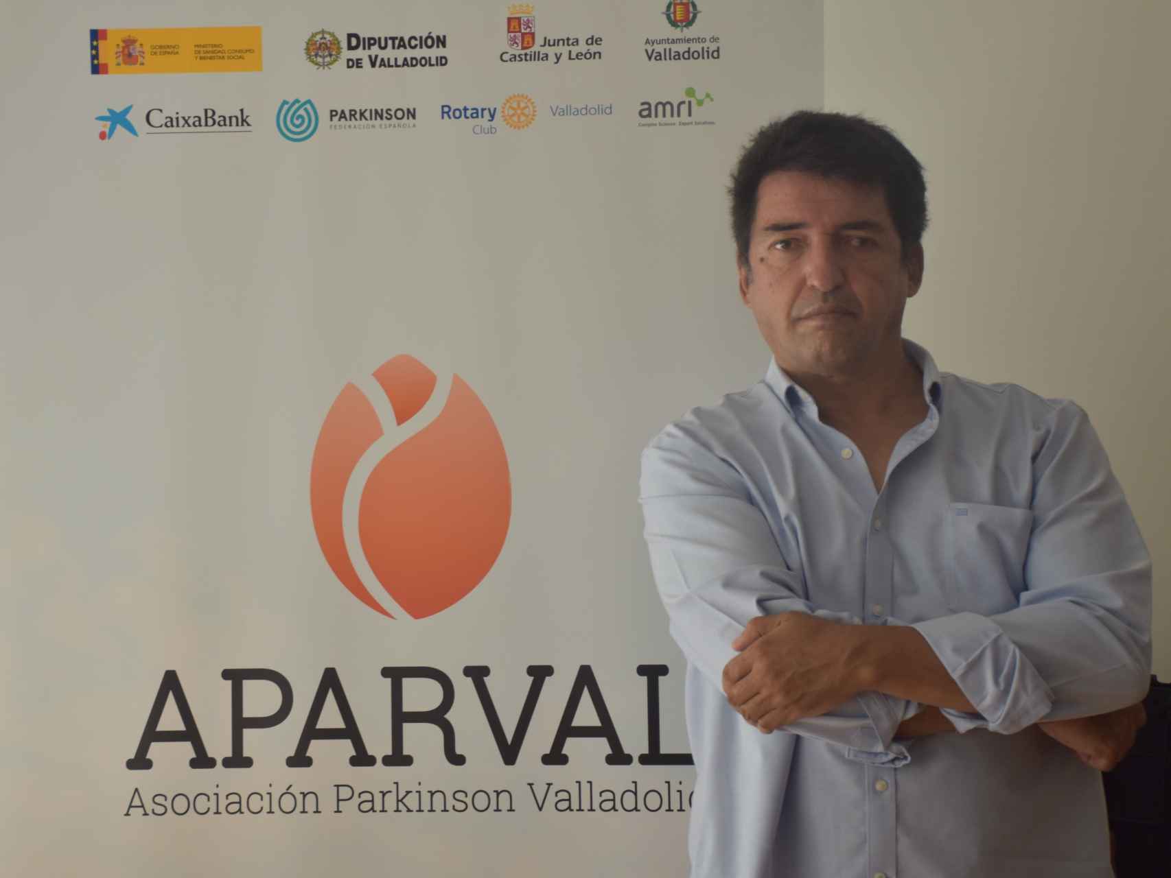 Carlos Rodríguez, presidente de Aparval, en la asociación