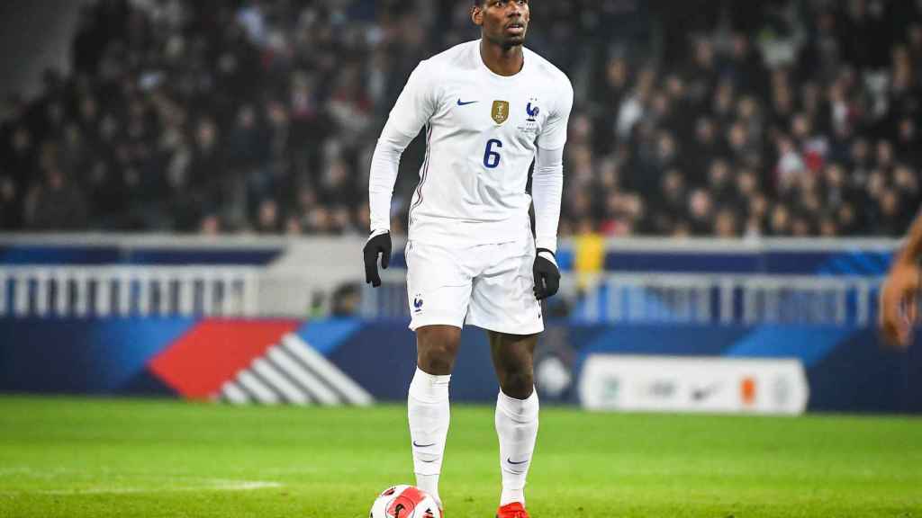 Paul Pogba, en un partido de la selección de Francia