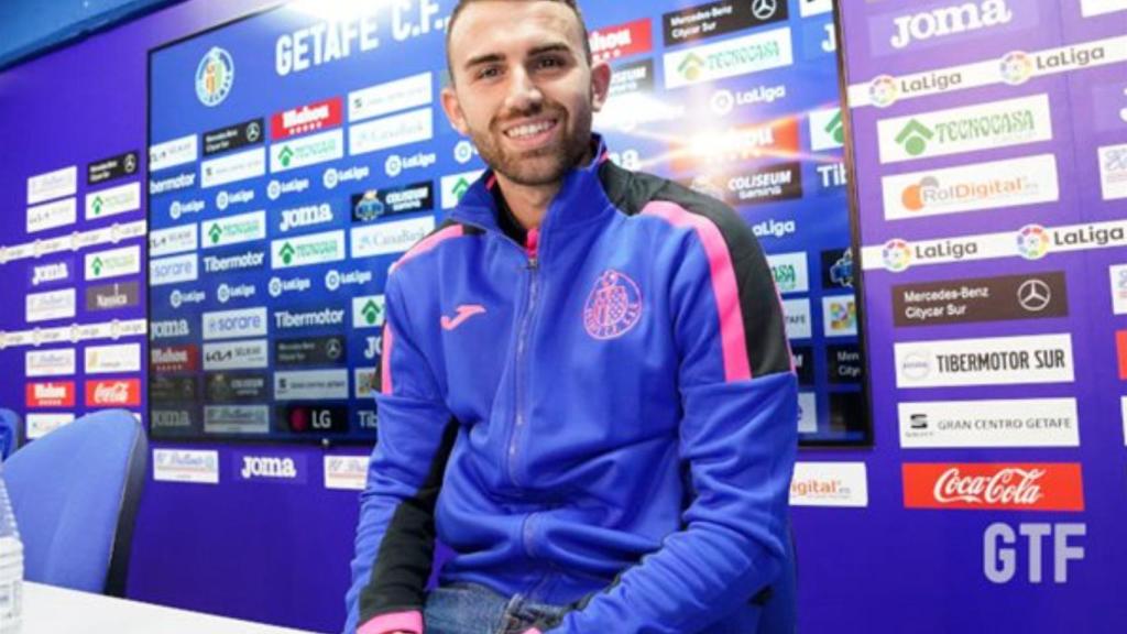 Borja Mayoral, con el Getafe