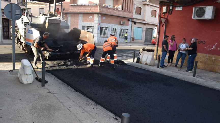Avanzan los trabajos de asfaltado en Talavera de la Reina: estas serán las siguientes calles