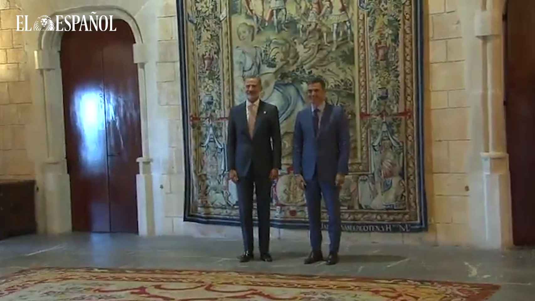 Encuentro entre Felipe VI y Pedro Sánchez