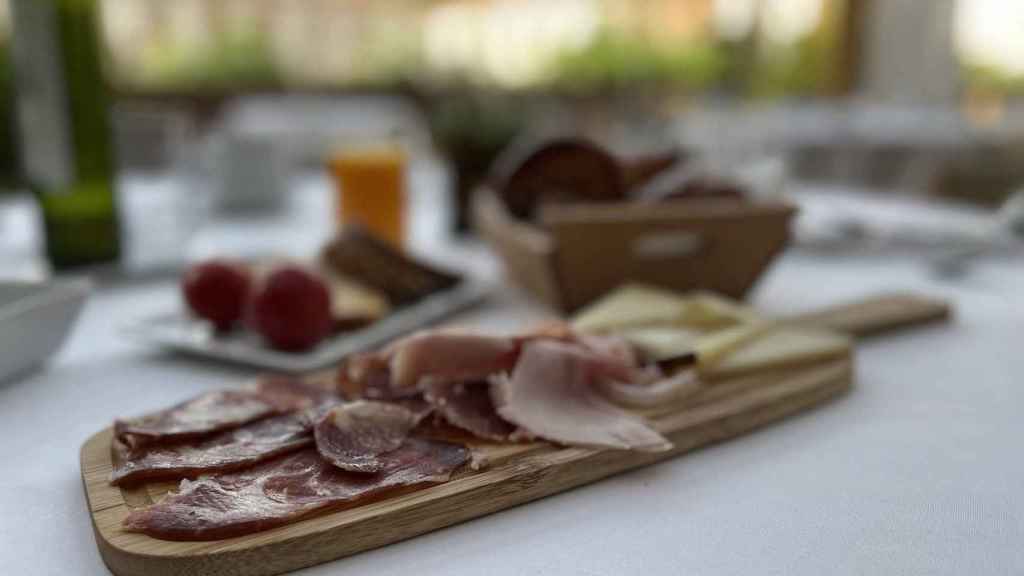 El desayuno en hotel Echaurren Relais & Châteaux