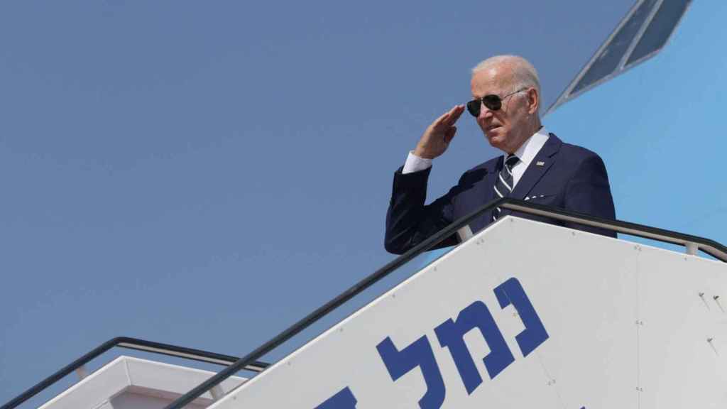 Joe Biden, durante su visita a Israel.