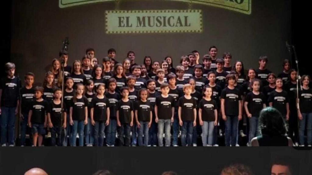 Presentación del coro del musical 'Los Chicos del Coro'
