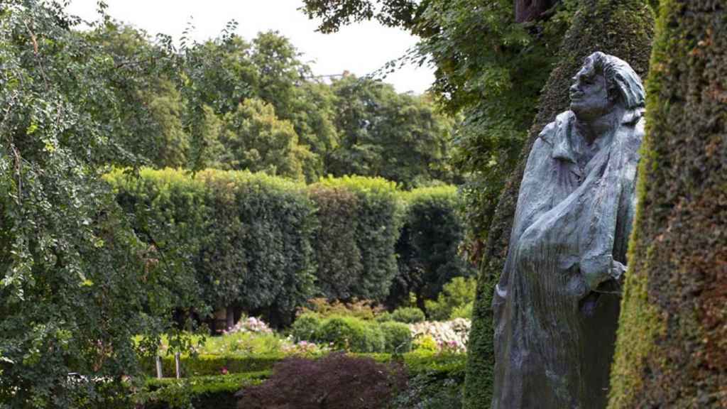 La estatua de Balzac hecha por Rodin.