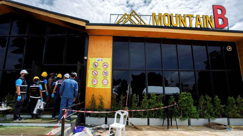 Discoteca tailandesa donde han muerto 13 personas en un incendio.