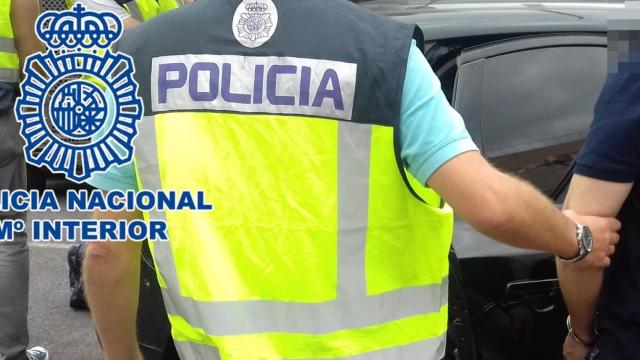 Momento de la detención por la Guardia Civil