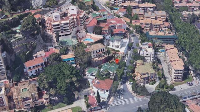 Vista de la zona donde se localiza la villa objeto de la reclamación judicial contra el Ayuntamiento de Málaga.