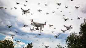 Recreación de un enjambre de drones