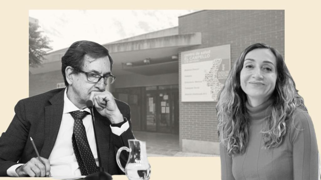 El conseller Miguel Mínguez (PSOE) y su secretaria autonómica Isaura Navarro (Compromís).