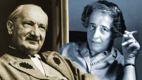 Martin Heidegger y Hannah Arendt