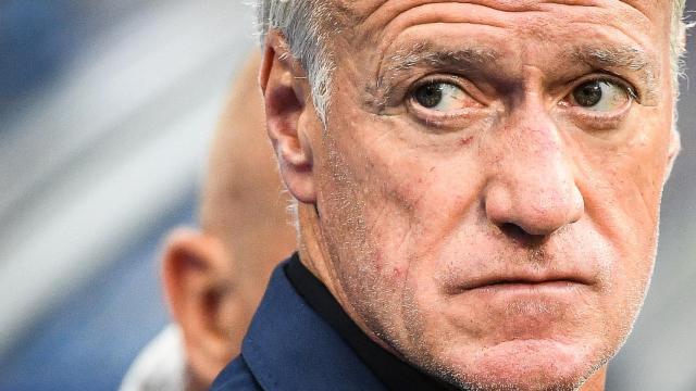 Didier Deshamps, en un partido de la selección de Francia en 2022