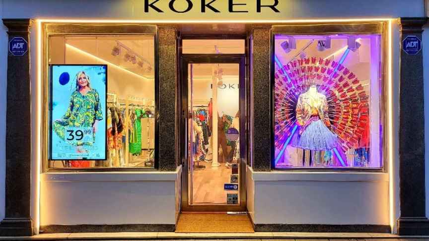 Una tienda de Koker, firma de moda femenina.