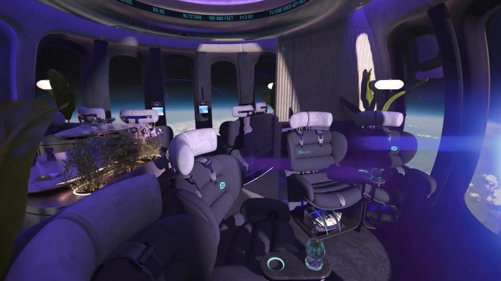 Interior de la cápsula Neptune