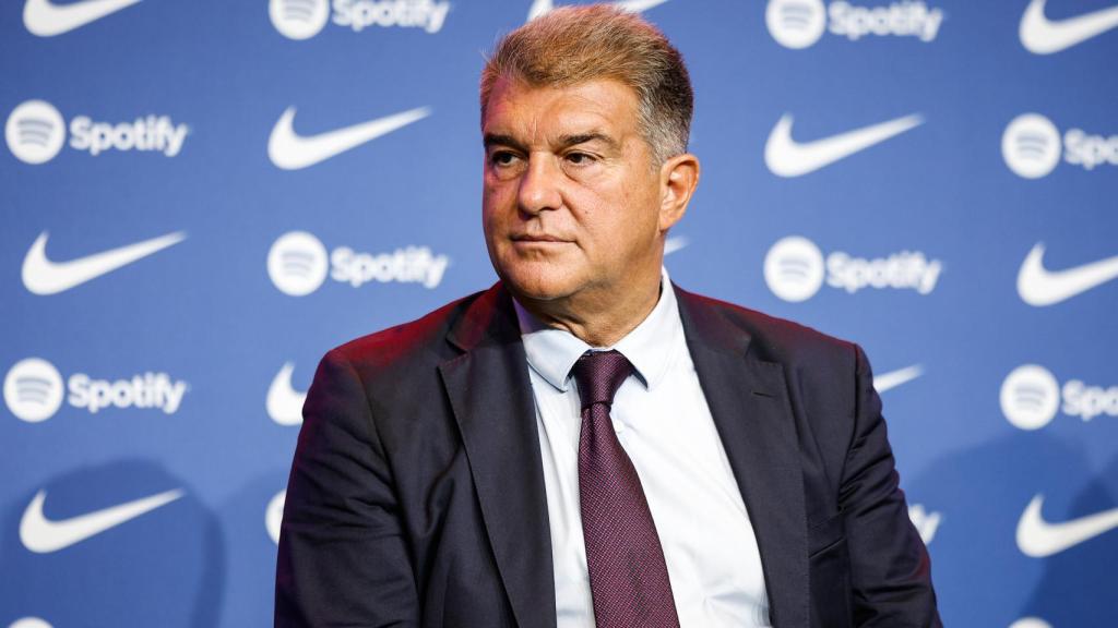 Joan Laporta durante un acto